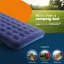 Camping Inflatable Airbed - Quick Inflating Outdoor Air Mattress with Spring Support & Durable Material I Versatile, Easy Store Blow Up Bed Perfect for Hiking & Festivals Double With Free Air Pump (FREE POSTAGE) Image 4