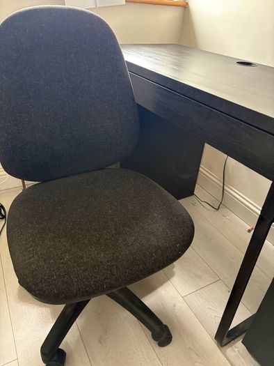 Desk and chair