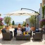 3M Umbrella Parasol Cream White Image 7