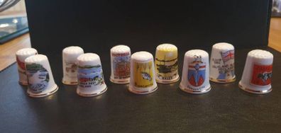 Birchcroft Bone China Thimble Collection