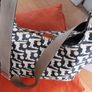 Orla Kiely Black and White Shoulder Bag Image 2