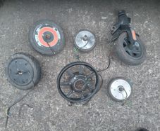 Electric scooter wheels
