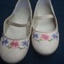 Girls ivory casual shoes, size 11 Image 5