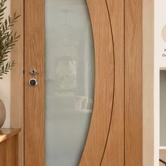 2 x Oak Internal Doors