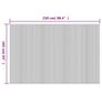 Room Divider Bamboo Grey Width 250 cm Height 165 cm Image 4