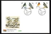 2003 Ireland Tenth Definitive Series Birds 7c (Stonechat), 48c (Peregrine Falcon) &amp; 2X "N" self-adhesive (Pied Wagtail &amp; Peregrine Falcon) An Post First Day Cover (FDC)