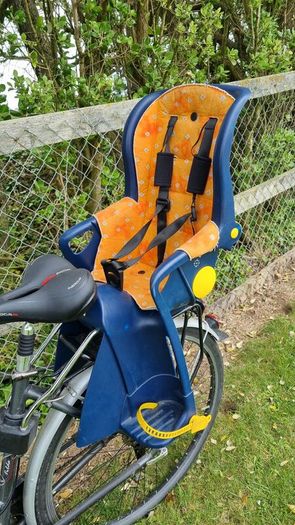 City Bike Bicycle with Romer child seat with relax position