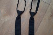 2 x Black Boys Ties - Brand New