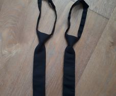 2 x Black Boys Ties - Brand New