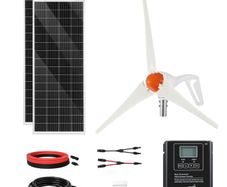 400W 12V Solar Wind Power Kit Off Grid MPPT Controller