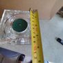 Tipperary Clear crystal Pillar Candle Stand , Signed , Square Candle Stand, Mint Condition. Take 3 different candle size. Image 3