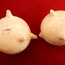 Antique 30's, "Sylvac Coldron,Portrush,Jug/Sugar Bowl Set. Image 3