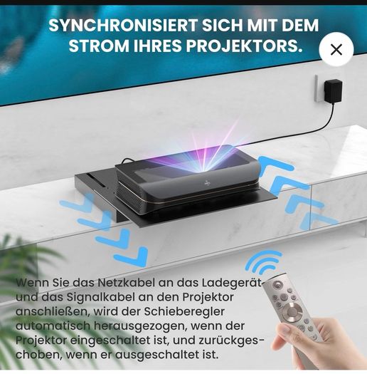 Motorised Intelligent Sliding Tray For UST Projectors