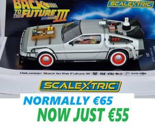Scalextric DeLorean Back to the Future 3 Slot car ( C4307  street classic tv )