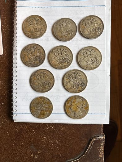 Silver coins Victorian