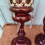Antique Victorian Lustre Glass Image 5