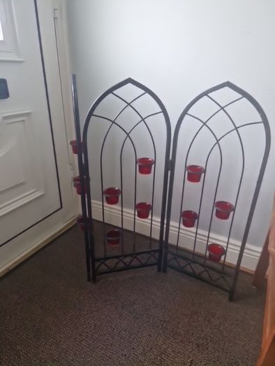 tealight firescreen