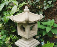 Japanese Garden Lantern -36cm Cast Concrete Pagoda -Handmade Dublin
