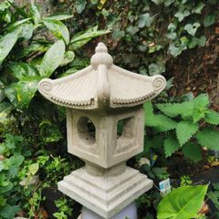 Japanese Garden Lantern -36cm Cast Concrete Pagoda -Handmade Dublin