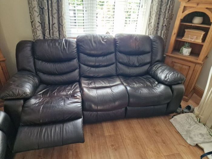 Leather sofa