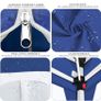 3x3m Pop Up Gazebo Tent with Side Walls 4 Weight Bags And Carry Case Blue Image 4