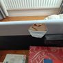 king size divan bed light grey Image 7