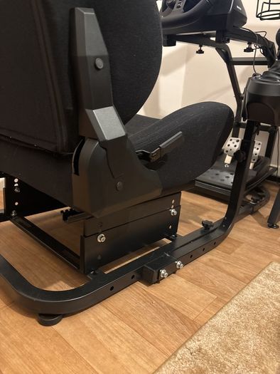 (Logitech G923 Set Not Included) Racing Simulator Cockpit with Seat