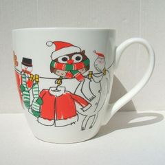 A large Primark Home (Pennys) CHRISTMAS themed porcelain mug (excellent unused condition)