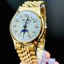 1953 Swiss Triple Date Moonphase Calendar Watch Image 4