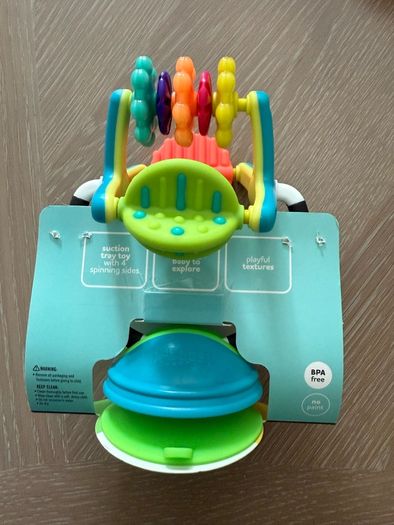 Sassy Teethe and twirl sensory highchair baby toy