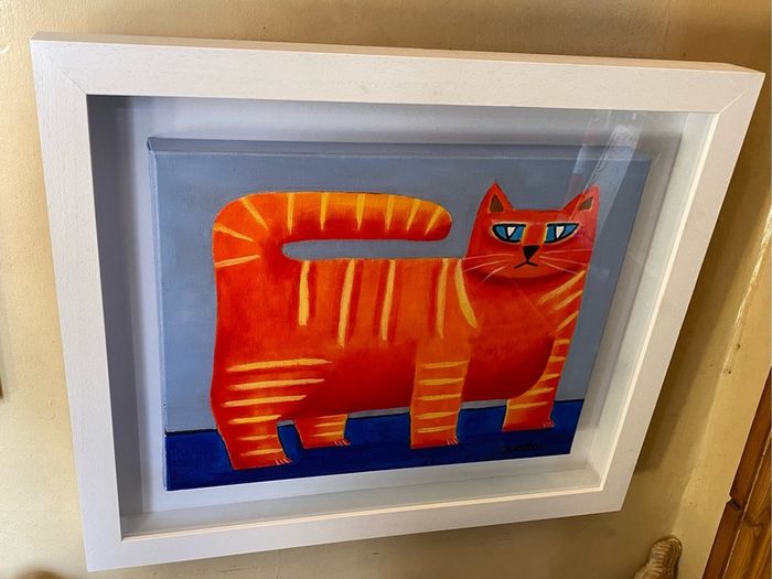Graham Knuttel Irish, 1954 2023Title: Orange Cat  Ginger Cat