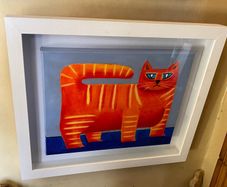 Graham Knuttel Irish, 1954 2023Title: Orange Cat  Ginger Cat
