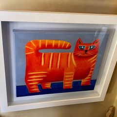 Graham Knuttel Irish, 1954 2023Title: Orange Cat  Ginger Cat