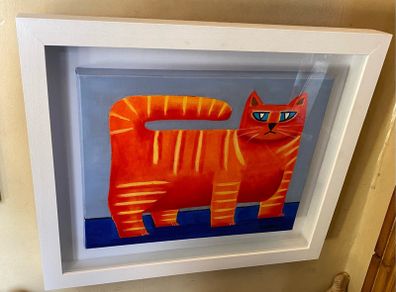 Graham Knuttel Irish, 1954 2023Title: Orange Cat  Ginger Cat