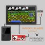 Portable Mini Game Retro 400 Games Dendy Sega 8bit Sup 3.0-Inches Color Screen Image 4