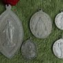 Antique Medals Pendants Holy Charms Image 2