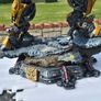 battle damaged bumblebee 3d printed and custom painted Image 8