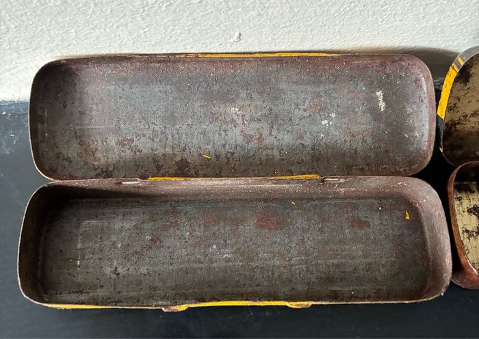2 x Vintage Romac Cycle Repair Tins