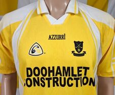 Clontibret GAA Azzurri Gaelic Football/Hurling Jersey Shirt (Adult Small) FREE POST