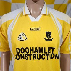 Clontibret GAA Azzurri Gaelic Football/Hurling Jersey Shirt (Adult Small) FREE POST