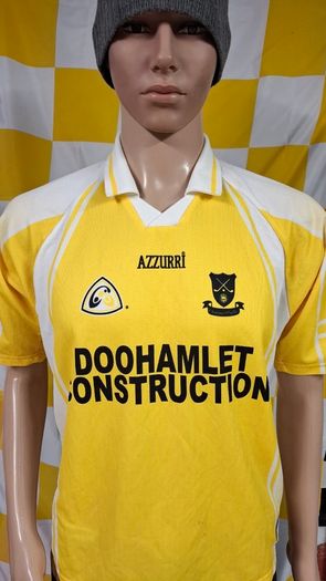 Clontibret GAA Azzurri Gaelic Football/Hurling Jersey Shirt (Adult Small) FREE POST