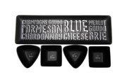 Snack Bowls With Tray Black &amp; Cream