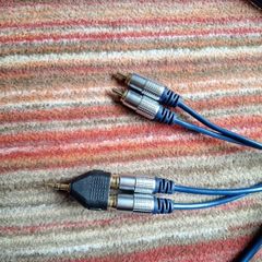 5 metre 2RCA to 2RCA Cable Male Stereo Audio Video Cord Adapter