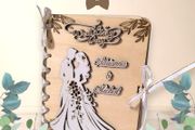 Wedding Gift Card, Personalised Wedding Card, Wooden Wedding Card With Space For Money A Wedding Card that Stays in the Heart Forever