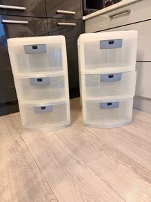 Keter storage unit with 3 drawers