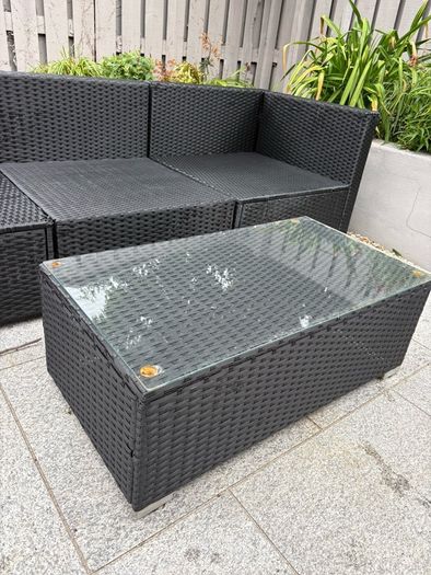 Rattan Garden Furniture with Coffee Table