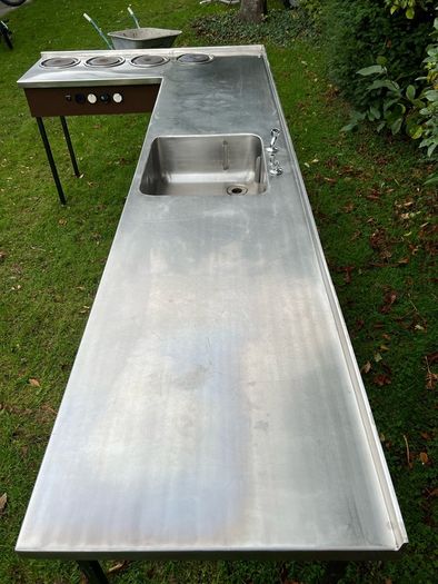 stainless steel kitchen