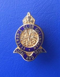 Veteran's Club Gillingham (Kent) - tic-tac enamel badge (c.1980's)