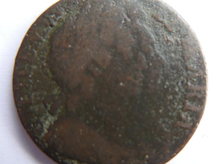 Half Penny of William III and Mary II (1689 to 1694)