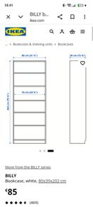 Billy bookcases
